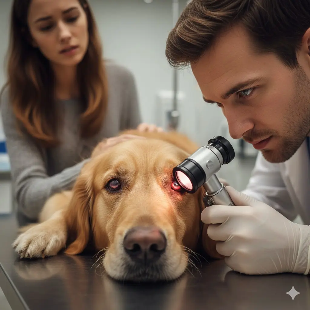 Ojo rojo en perros: ¿Irritación leve o urgencia veterinaria? Guía completa 1