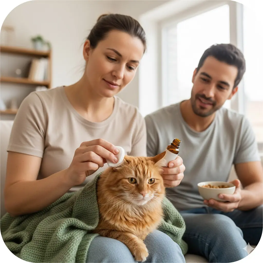 ¿Cómo Limpiar las Orejas a tu Gato? 2 ¿Cómo Limpiar las Orejas a tu Gato? 1