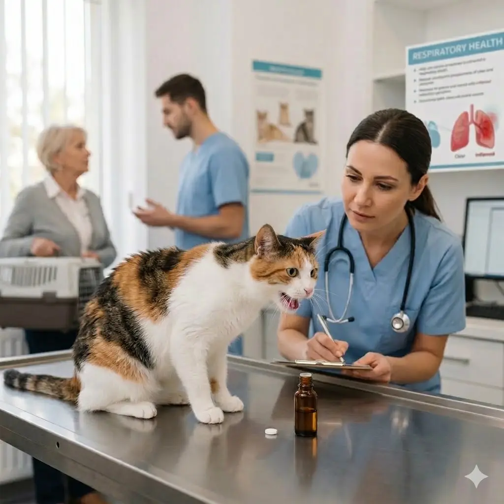 Tos en gatos ¿Por qué mi gato tose? 1