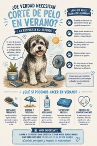cortar el pelo a perros en verano