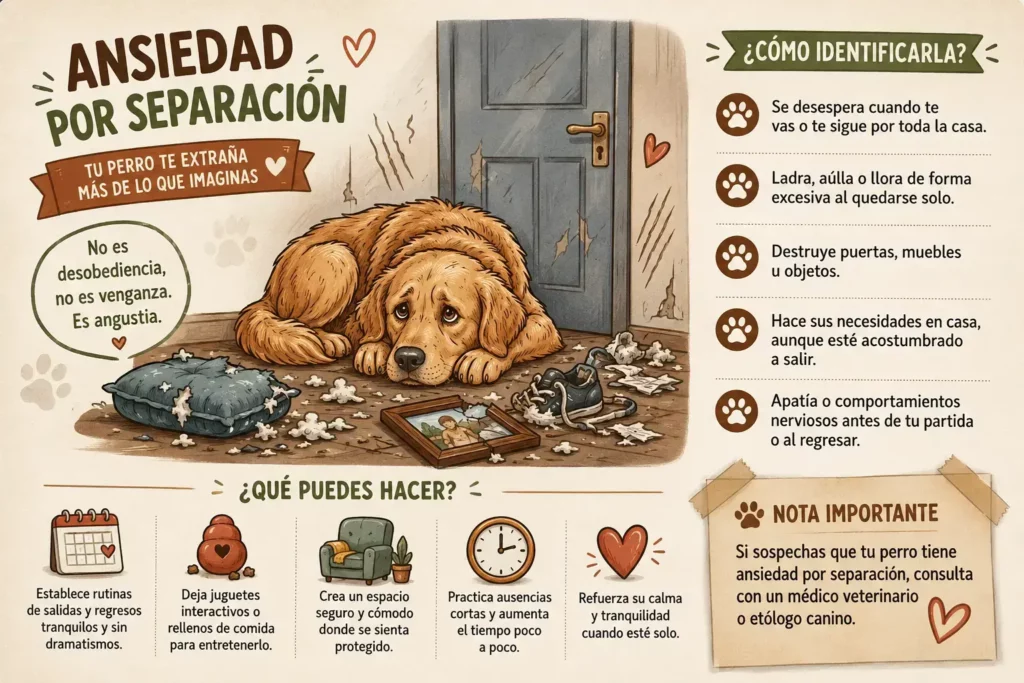 ansiedad por separacion en perros