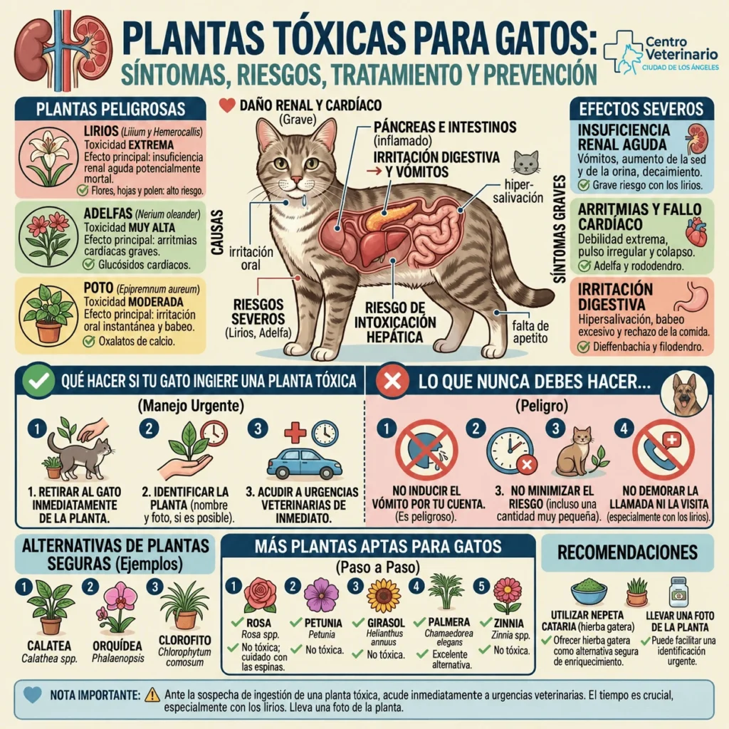 ¿Qué plantas son tóxicas para gatos? 3 ¿Qué plantas son tóxicas para gatos? 2