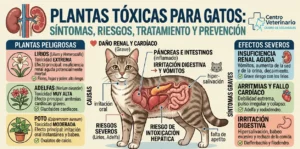 que plantas son toxicas par los gatos