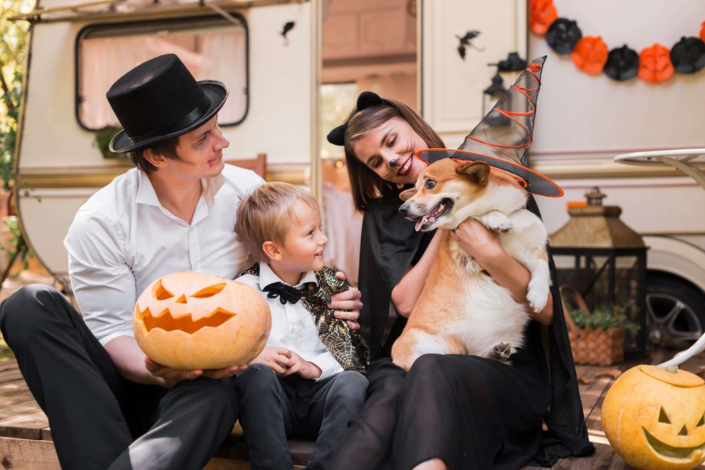 Halloween y mascotas: cómo evitar intoxicaciones y sustos 1 Familia y perros halloween